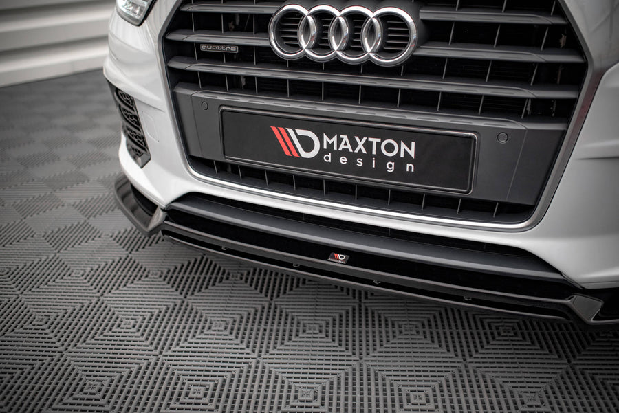 Maxton Design Audi Q3 S-Line 8U (Facelift) Front Splitter V.2