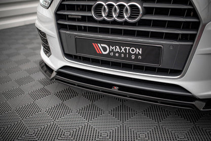 Maxton Design Audi Q3 S-Line 8U (Facelift) Front Splitter V.2