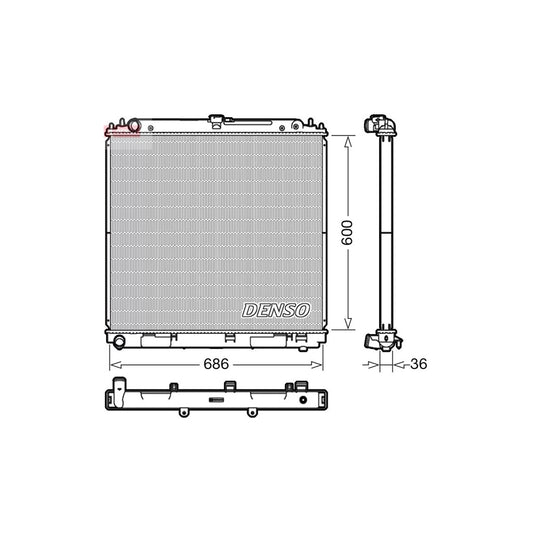 Denso DRM46041 Drm46041 Engine Radiator | ML Performance UK