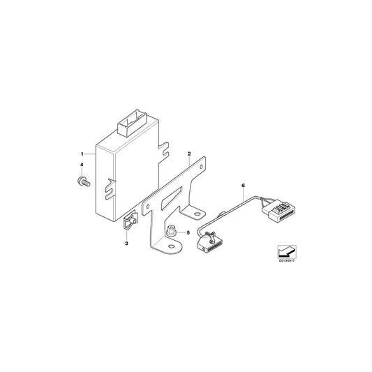 Genuine BMW 84136904140 E46 Bracket, Voice Input System (Inc. 316i) | ML Performance UK Car Parts
