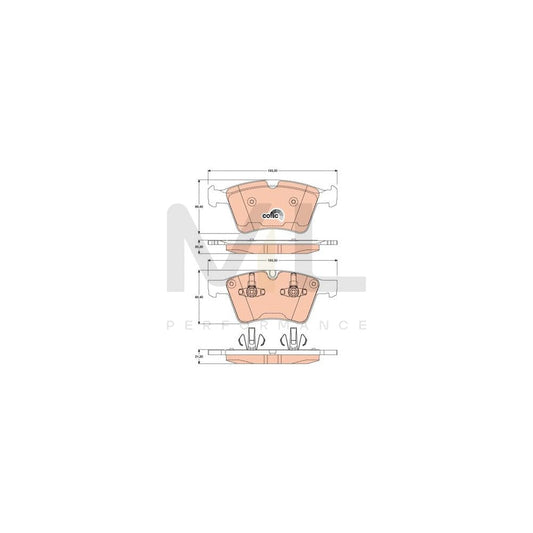 TRW Cotec Gdb1797 Brake Pad Set Prepared For Wear Indicator | ML Performance Car Parts