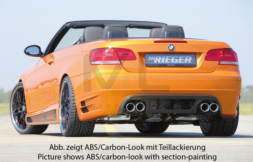 Rieger 00099568 BMW 3 Series E92 E93 Rear Diffuser 2 | ML Performance UK Car Parts