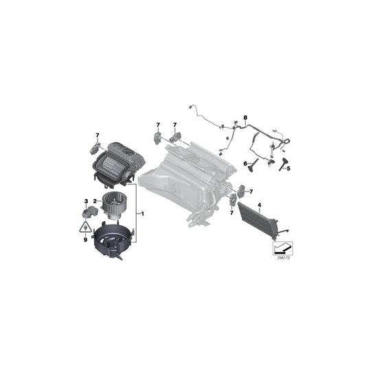 Genuine BMW 64119244083 F25 F26 Blower Housing (Inc. X4 35iX, X3 20dX & X4 28iX) | ML Performance UK