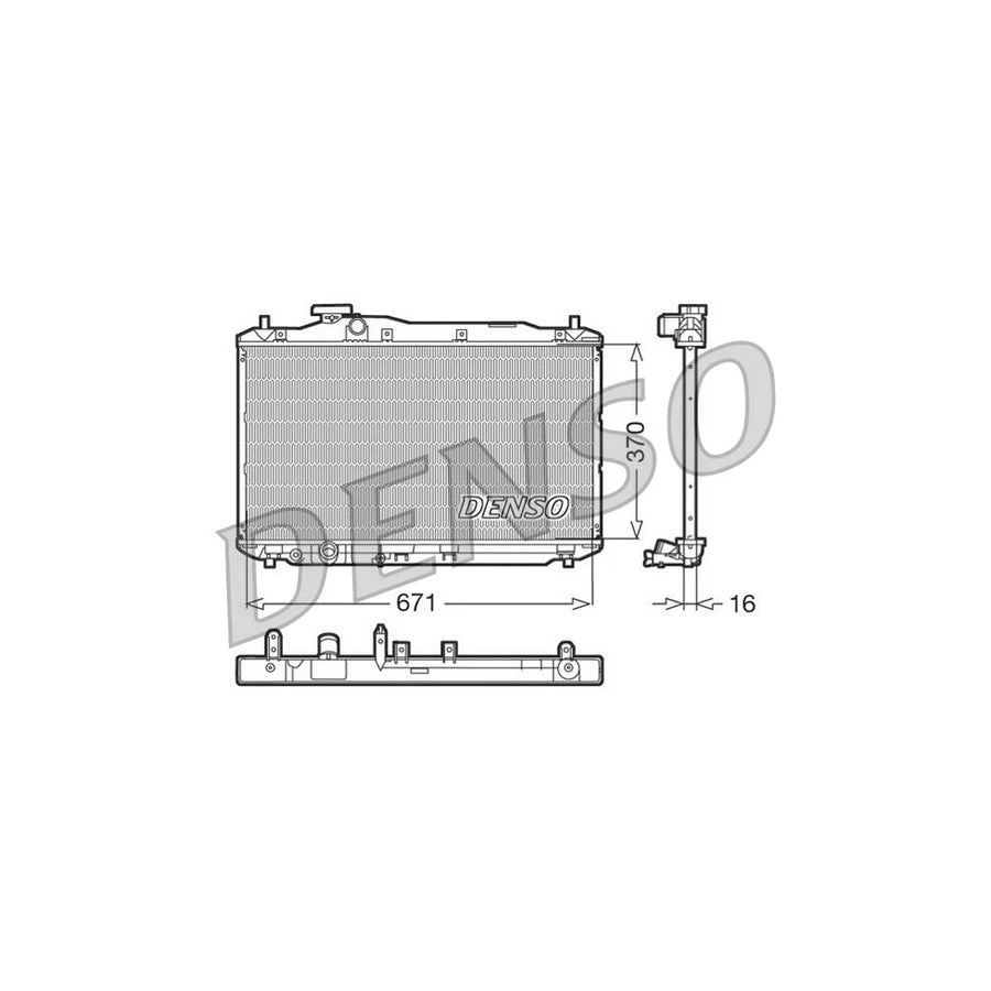 Denso DRM40005 Drm40005 Engine Radiator For Honda Civic | ML Performance UK