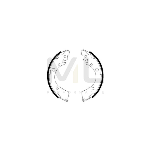 BOSCH 0 986 487 323 Brake Shoe Set | ML Performance Car Parts