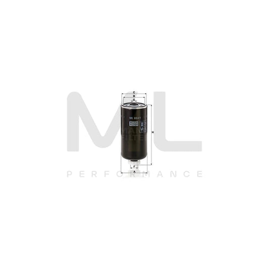 MANN-FILTER WK 854/1 Fuel filter Spin-on Filter | ML Performance Car Parts