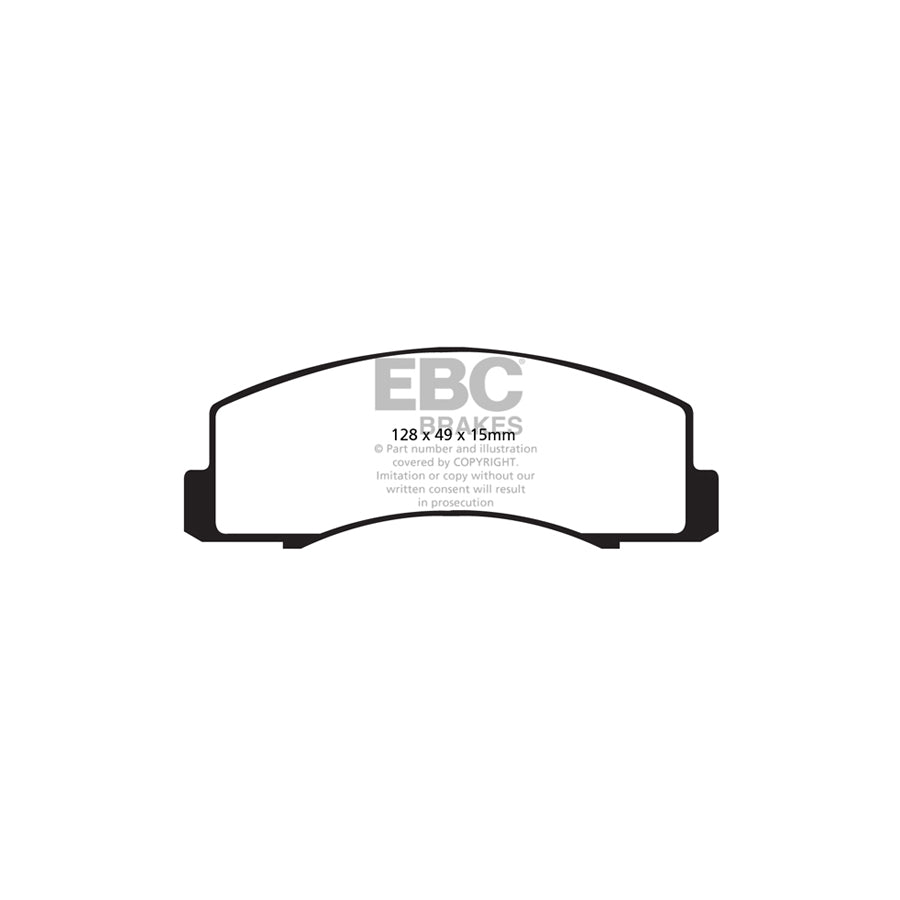 EBC DP22035 Holden Toyota Greenstuff Front Brake Pads - Akebono Caliper (Inc. Apollo & Camry) 2 | ML Performance UK Car Parts