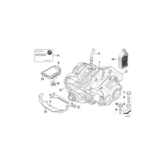 Genuine BMW 33107582389 E71 Exchange Rear Differential Qmv I= 3,64 (Inc. X6) | ML Performance UK Car Parts