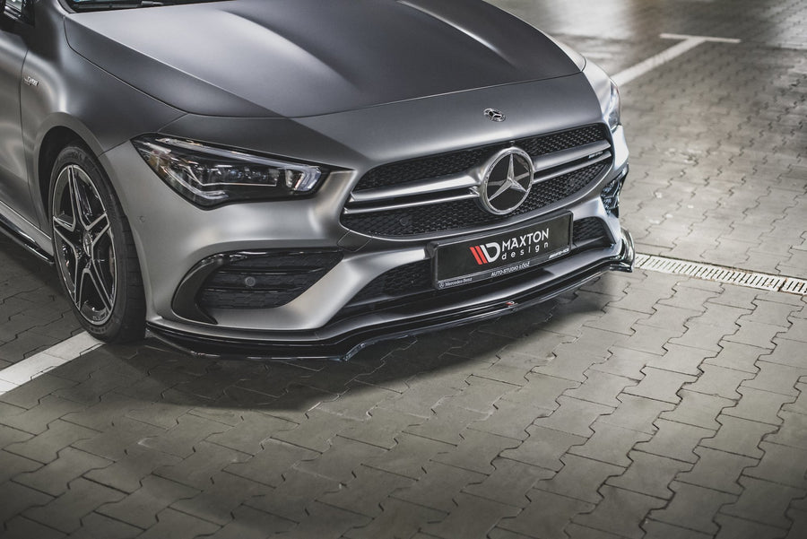 Maxton Design Mercedes Benz CLA35 AMG Aero C118 Front Splitter V.1