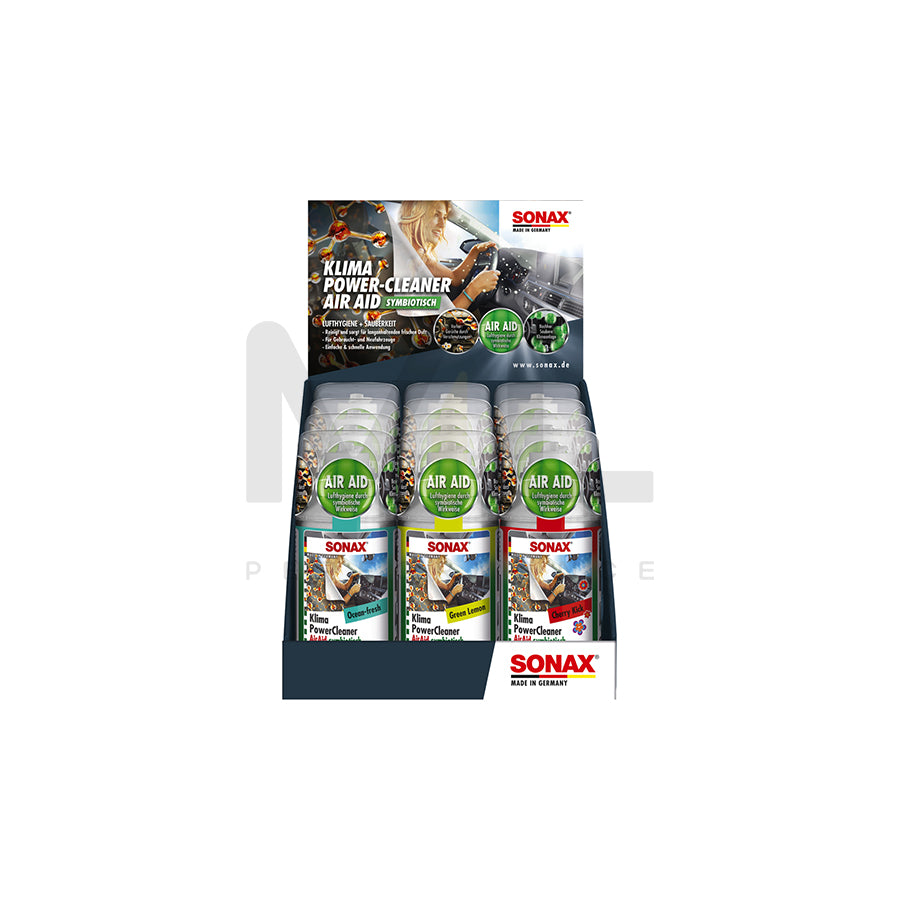 Sonax Car A/C Cleaner AirAid mixed Counter Display 100ml | ML Performance Car Care