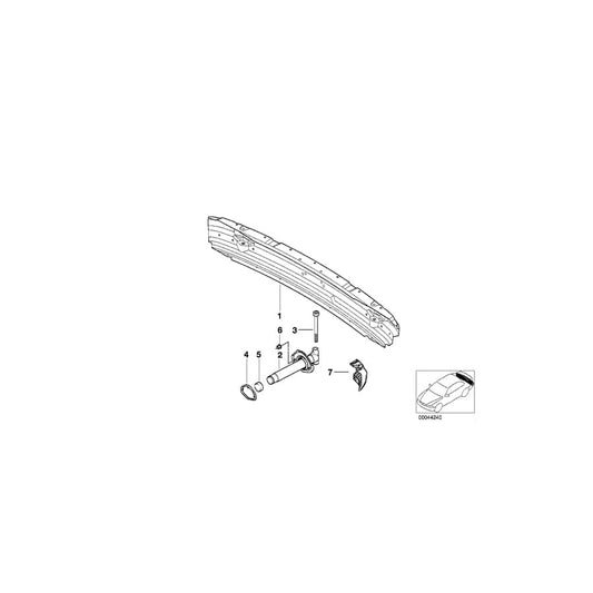 Genuine BMW 51128159371 E39 Carrier (Inc. 535i, 530d & 520d) | ML Performance UK Car Parts