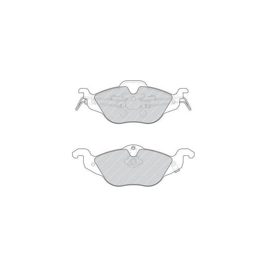 Ferodo Fsl1520 Brake Pad Set Fuse+ Technology, Prepared For Wear Indicator, With Piston Clip | ML Performance Car Parts