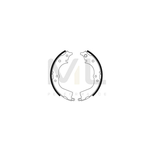 BOSCH 0 986 487 743 Brake Shoe Set | ML Performance Car Parts