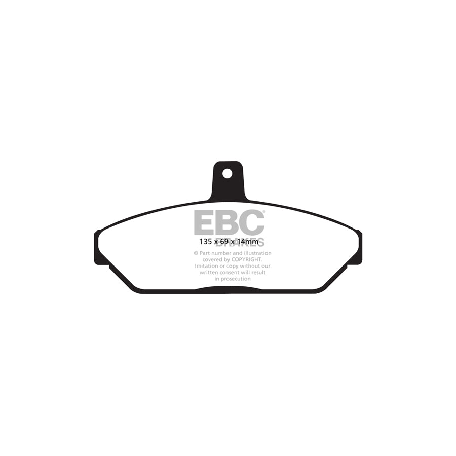 EBC DP22037 Ford Greenstuff Front Brake Pads (Inc. Fairlane & Falcon) 2 | ML Performance UK Car Parts
