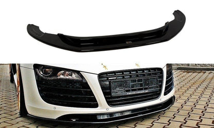 Maxton Design AU-R8-1-FD1+FD1RT Front Splitter Audi R8 MK1 | ML Performance UK Car Parts
