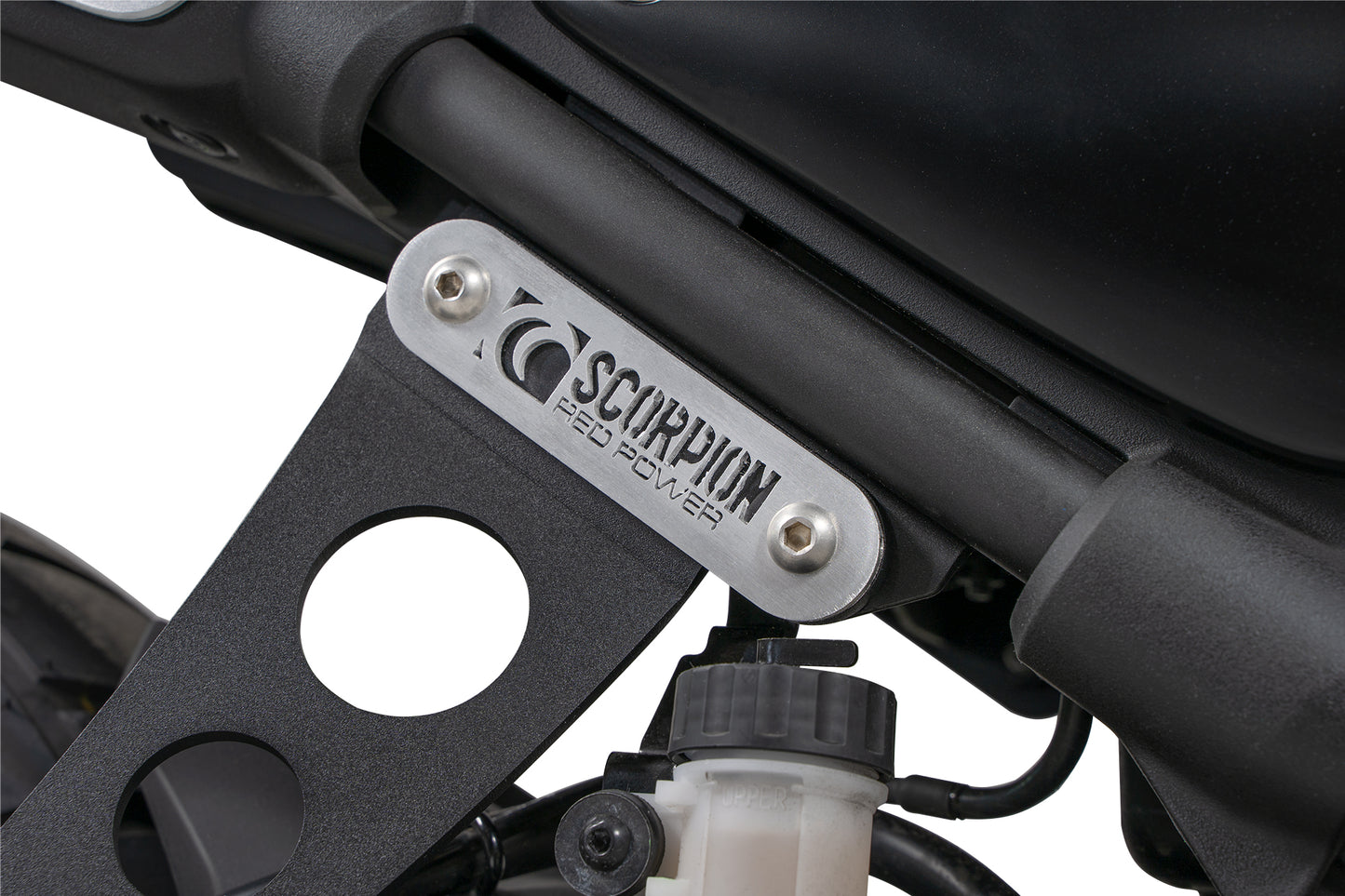 Scorpion YA117FD Yamaha XSR-125 Footrest Delete Kit - Silencer Mounting Bracket And Blanking Plates | ML Performance UK UK