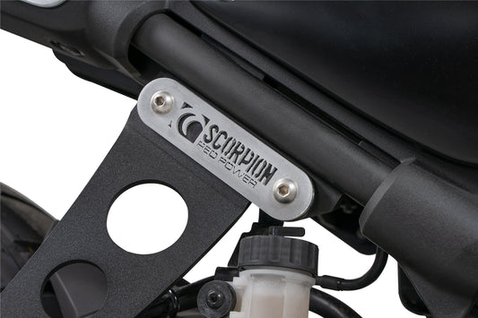 Scorpion YA117FD Yamaha XSR-125 Footrest Delete Kit - Silencer Mounting Bracket And Blanking Plates | ML Performance UK UK