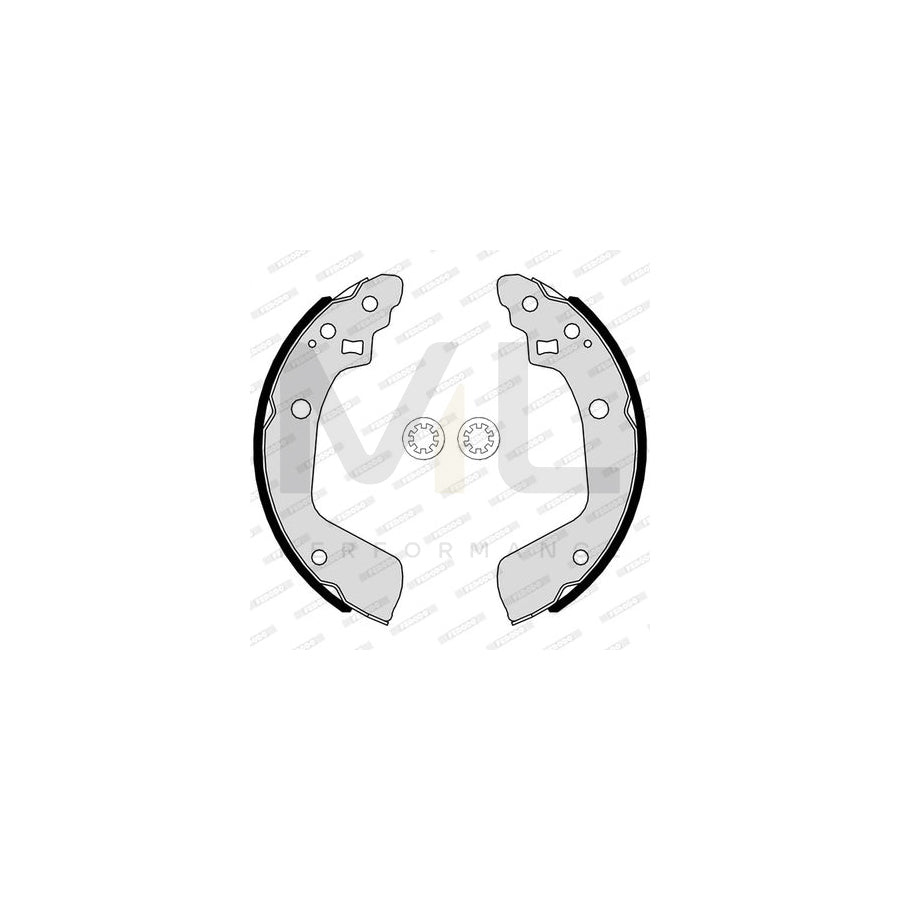 FERODO FSB4172 Brake Shoe Set for SUZUKI Swift III Hatchback (MZ, EZ) without accessories, PREMIER | ML Performance Car Parts