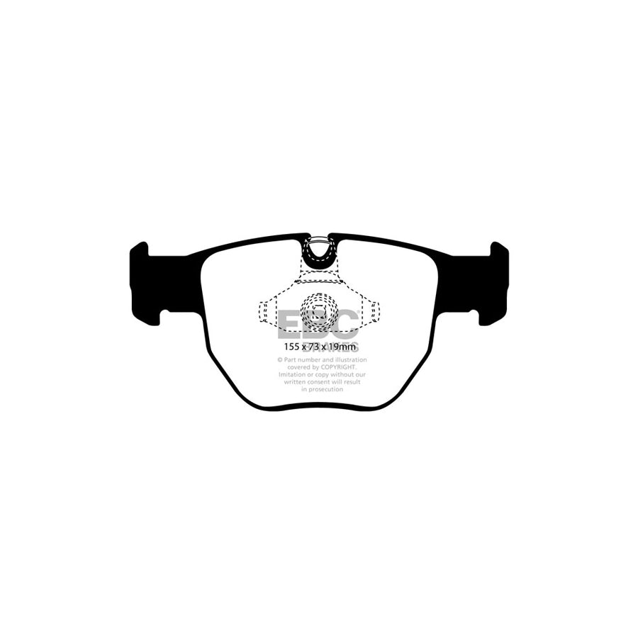 EBC DP61463 Land Rover Range Rover Greenstuff Front Brake Pads - ATE Caliper 2 | ML Performance UK Car Parts