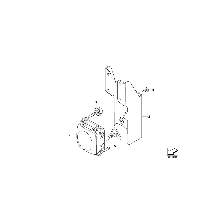 Genuine BMW 66316762519 E63 E64 Bracket F Acc 2 (Inc. 630i, 650i & M6) | ML Performance UK Car Parts