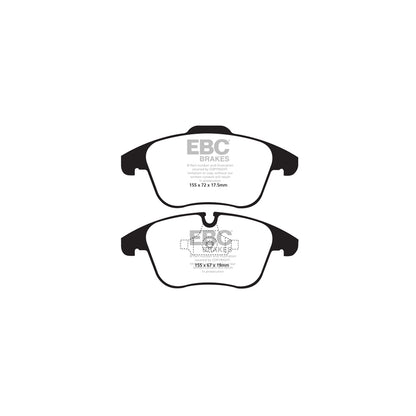 EBC DPX2040 Citroen Peugeot Ultimax Front Brake Pads - ATE Caliper (Inc. C5 & 508) 2 | ML Performance UK Car Parts