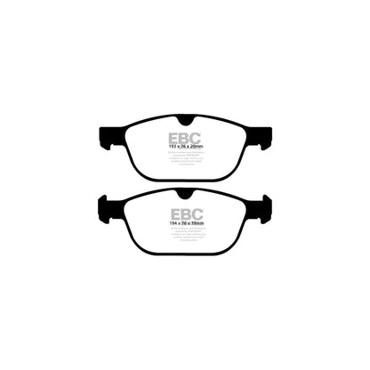 EBC DP62018 Volvo Greenstuff Front Brake Pads - TRW/ATE Caliper (Inc. XC60 & XC90) 2 | ML Performance UK Car Parts