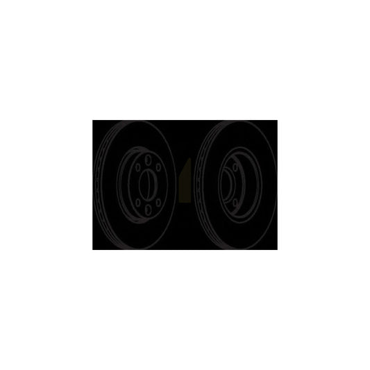 FERODO DDF1201-1 Brake Disc Vented, with bolts/screws | ML Performance Car Parts