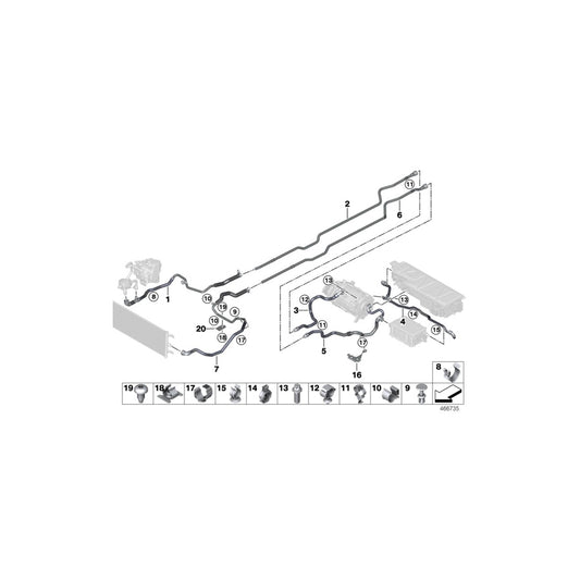 Genuine BMW 17128650154 F45 Holder (Inc. 225xe & Cooper SE ALL4) | ML Performance UK