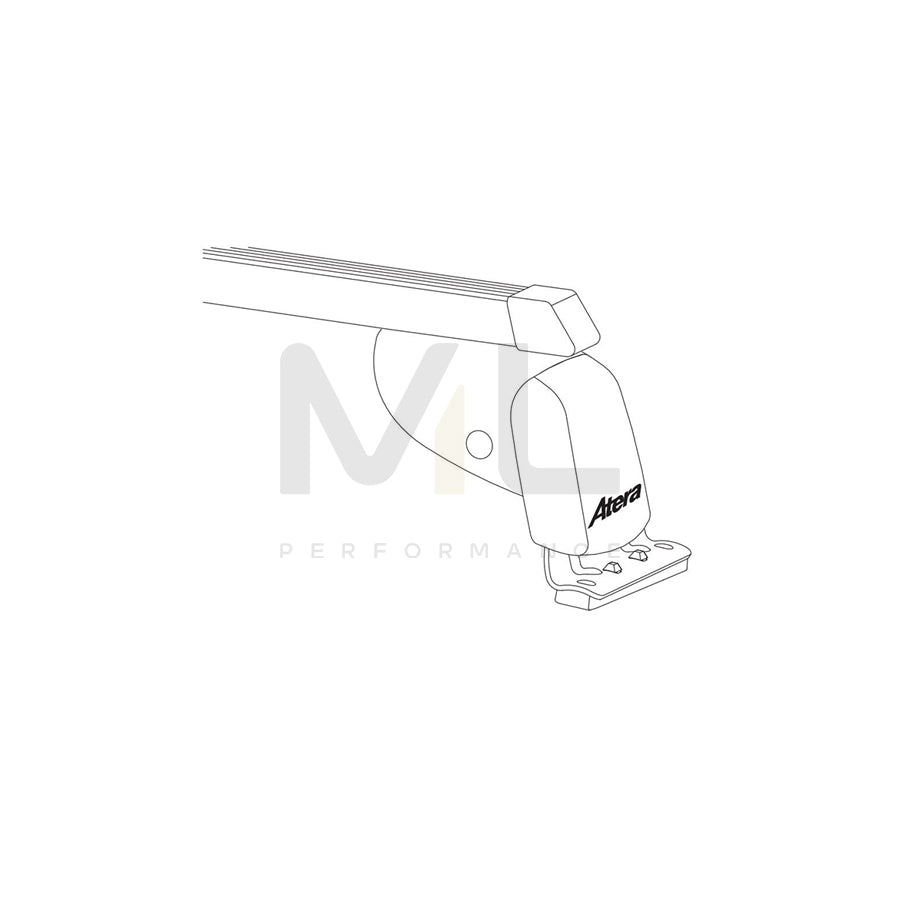 ATERA SIGNO 044117 Roof bars for cars without rails, 137 cm, 150 kg, Steel | ML Performance Car Parts