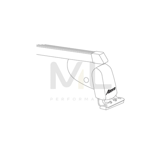 ATERA SIGNO 044117 Roof bars for cars without rails, 137 cm, 150 kg, Steel | ML Performance Car Parts