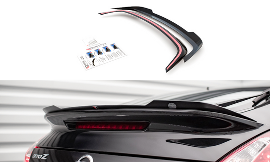 Maxton Design NI-370Z-NISMO-CAP1T Spoiler Cap Nissan 370Z Nismo Facelift | ML Performance UK Car Parts