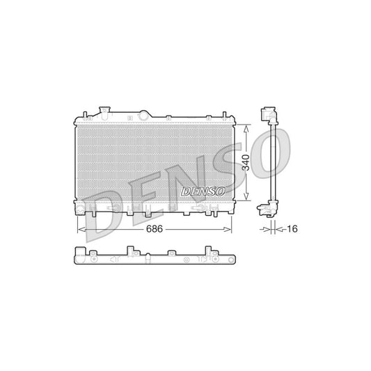 Denso DRM36015 Drm36015 Engine Radiator | ML Performance UK