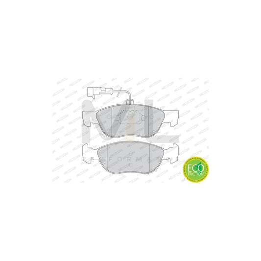 Ferodo Premier Eco Friction Fdb4269 Brake Pad Set With Acoustic Wear Warning, With Piston Clip, Without Accessories | ML Performance Car Parts
