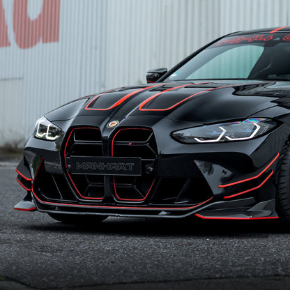 MANHART MH2G8011221 CARBON FRONT SPOILER FOR BMW G8X M3 / M4 (COMPETITION / CSL)