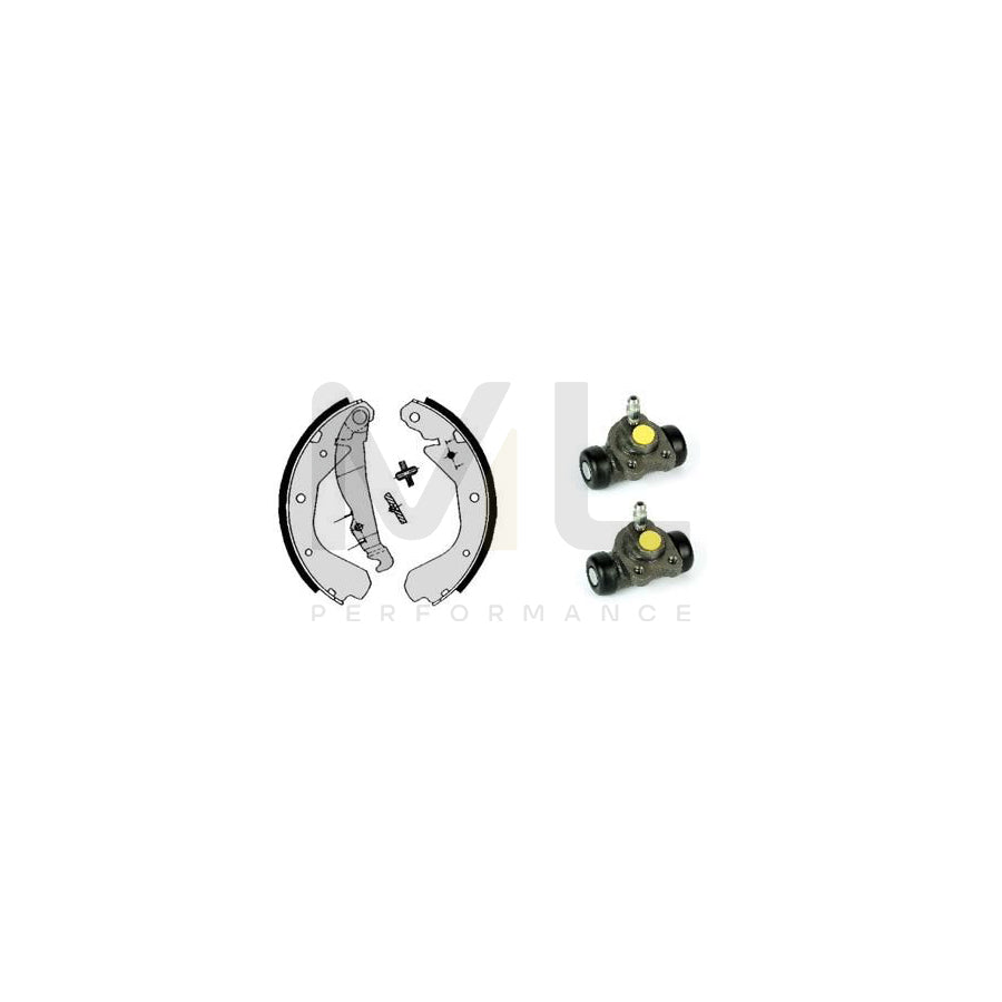 BREMBO STANDARD KIT H 59 020 Brake Shoe Set Ø: 200mm | ML Performance Car Parts