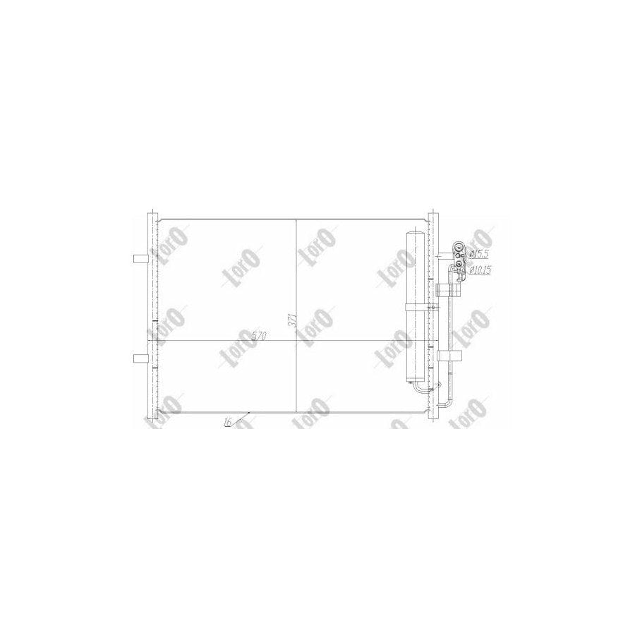 Abakus 0300160027 Air Conditioning Condenser | ML Performance UK