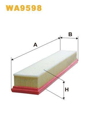 WIX Filters WA9598 Air Filter For Jaguar X-Type