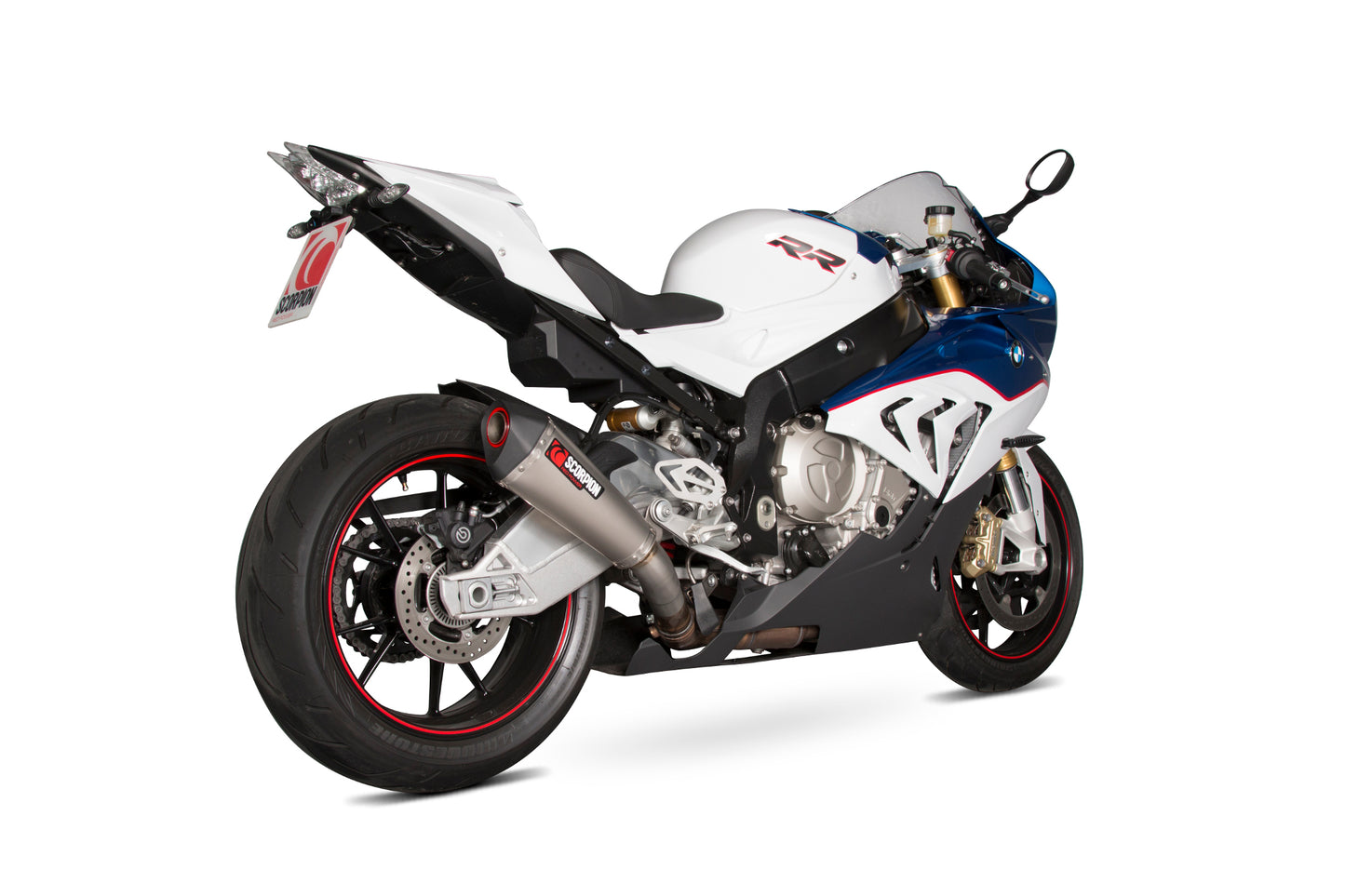 Scorpion RBM74TEO BMW S1000 RR Serket Taper Slip-On - Titanium Sleeve | ML Performance UK UK