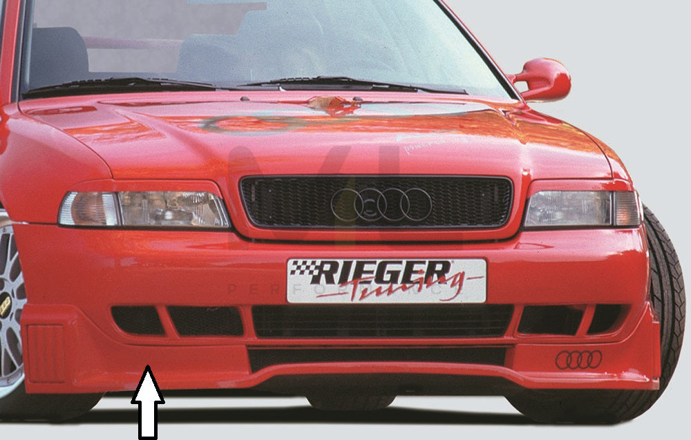 Rieger 00055013 Audi B5 A4 Front Splitter 1 | ML Performance UK Car Parts