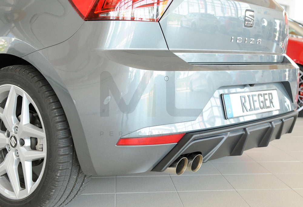 Rieger 00027102 SEAT KJ Rear Diffuser (Ibiza FR & Ibiza) 5 | ML Performance UK Car Parts