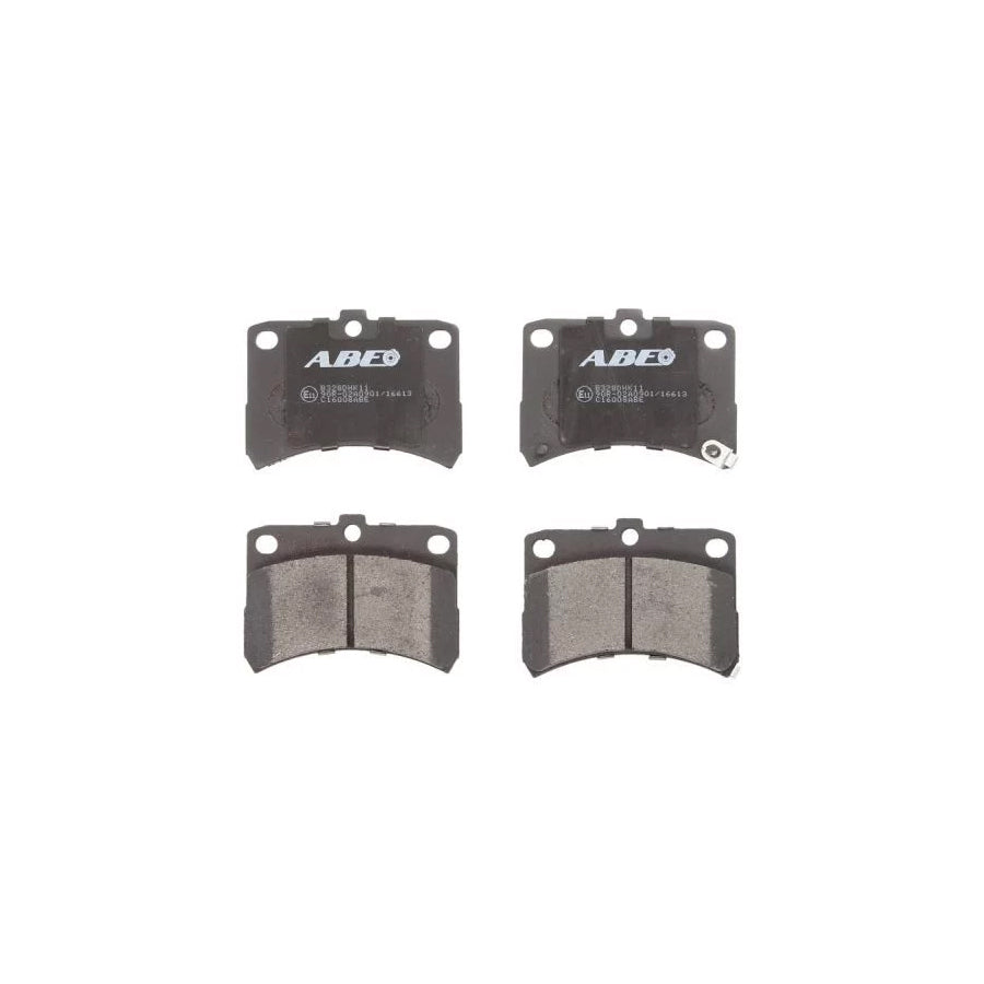 ABE C16008ABE Brake Pad Set For Daihatsu Cuore / Mira