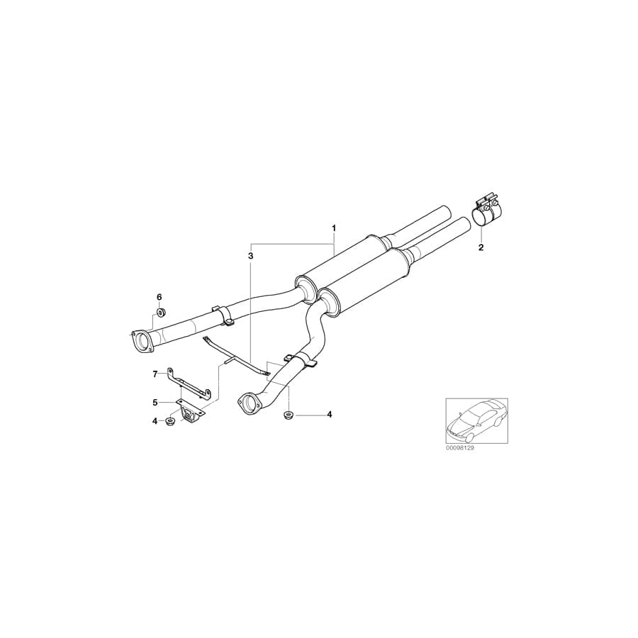Genuine BMW 18207505781 E66 E67 Bracket (Inc. Phantom EWB, 740i & Drophead) | ML Performance UK