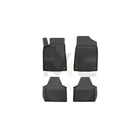 FROGUM Tailored, No.77 77426092 Floor mat set for PEUGEOT 607 Saloon Elastomer, Front and Rear, Quantity: 4, Black | ML Performance Car Parts