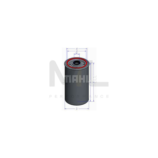 MAHLE ORIGINAL KL 231 Fuel filter In-Line Filter | ML Performance Car Parts