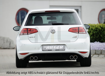 Rieger 00059559 VW Mk7 Golf Rear Diffuser 3 | ML Performance UK Car Parts
