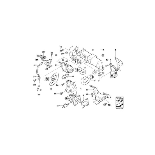 Genuine BMW 11537799426 R50 Coolant Hose (Inc. One D) | ML Performance UK Car Parts