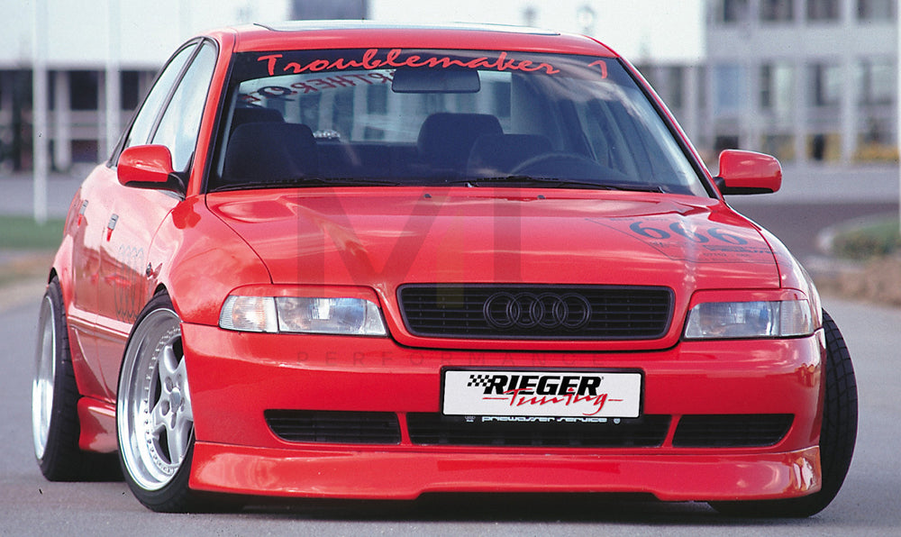 Rieger 00055015 Audi B5 A4 Front Splitter 3 | ML Performance UK Car Parts