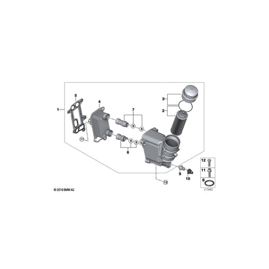 Genuine BMW 11427802113 E90 E84 Heat Exchanger (Inc. 116d, X1 18d & X1 18dX) | ML Performance UK Car Parts