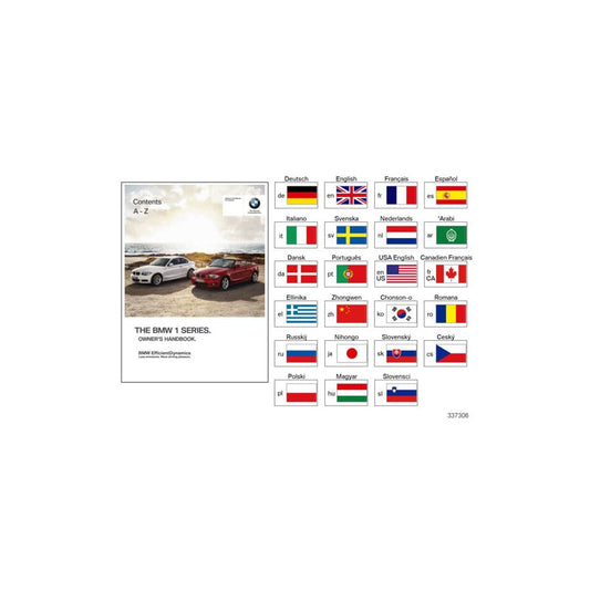 Genuine BMW 01402911200 Owner's Manual For E82, E88 W/O Idrive EN US (Inc. 128i & 135i) | ML Performance UK Car Parts