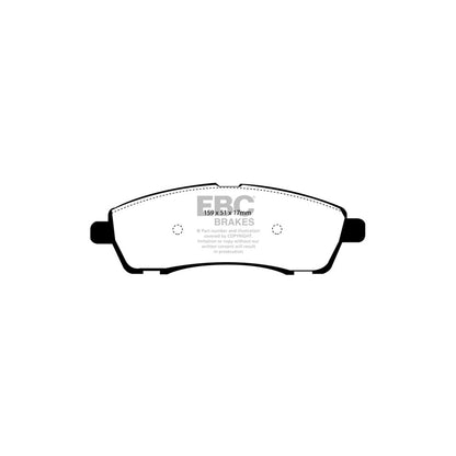EBC DP1603 Ford Excursion Ultimax Rear Brake Pads 2 | ML Performance UK Car Parts
